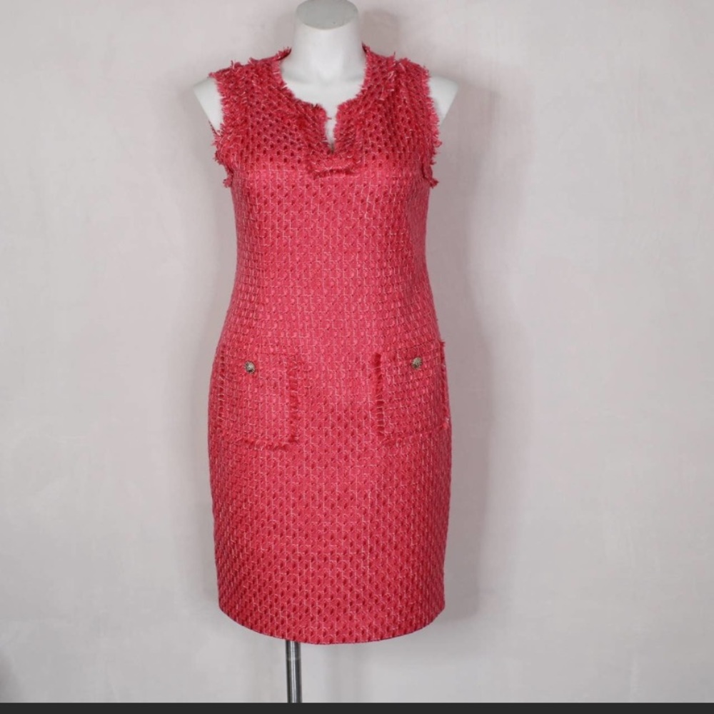 Karl Lagerfeld PARIS Tweed Pocket Dress